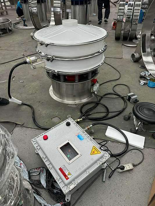 塑料防爆旋振篩，哈氏合金鋼篩網(wǎng)