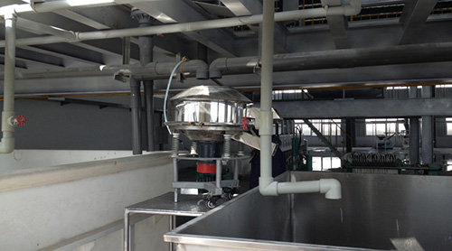 安徽滁州某絹云母篩分現(xiàn)場(chǎng)